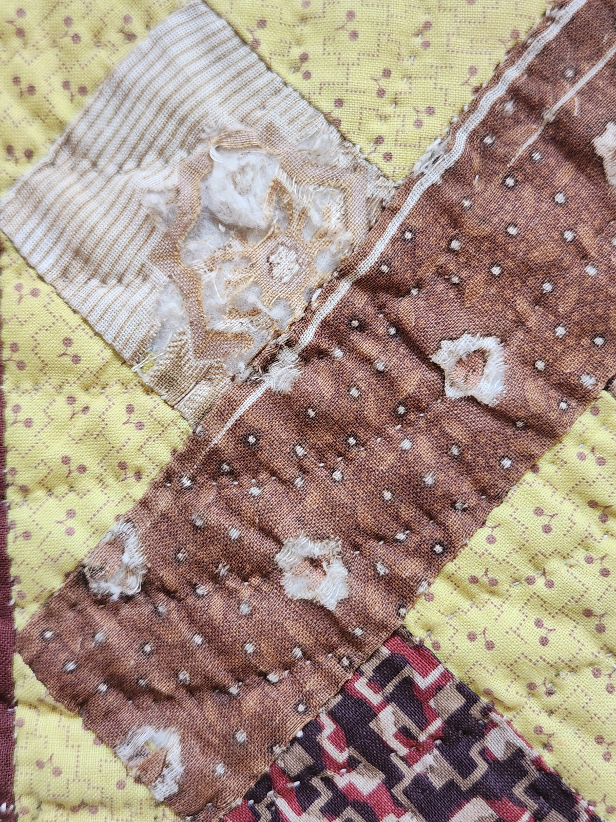 Antique Album Block Quilt c1870