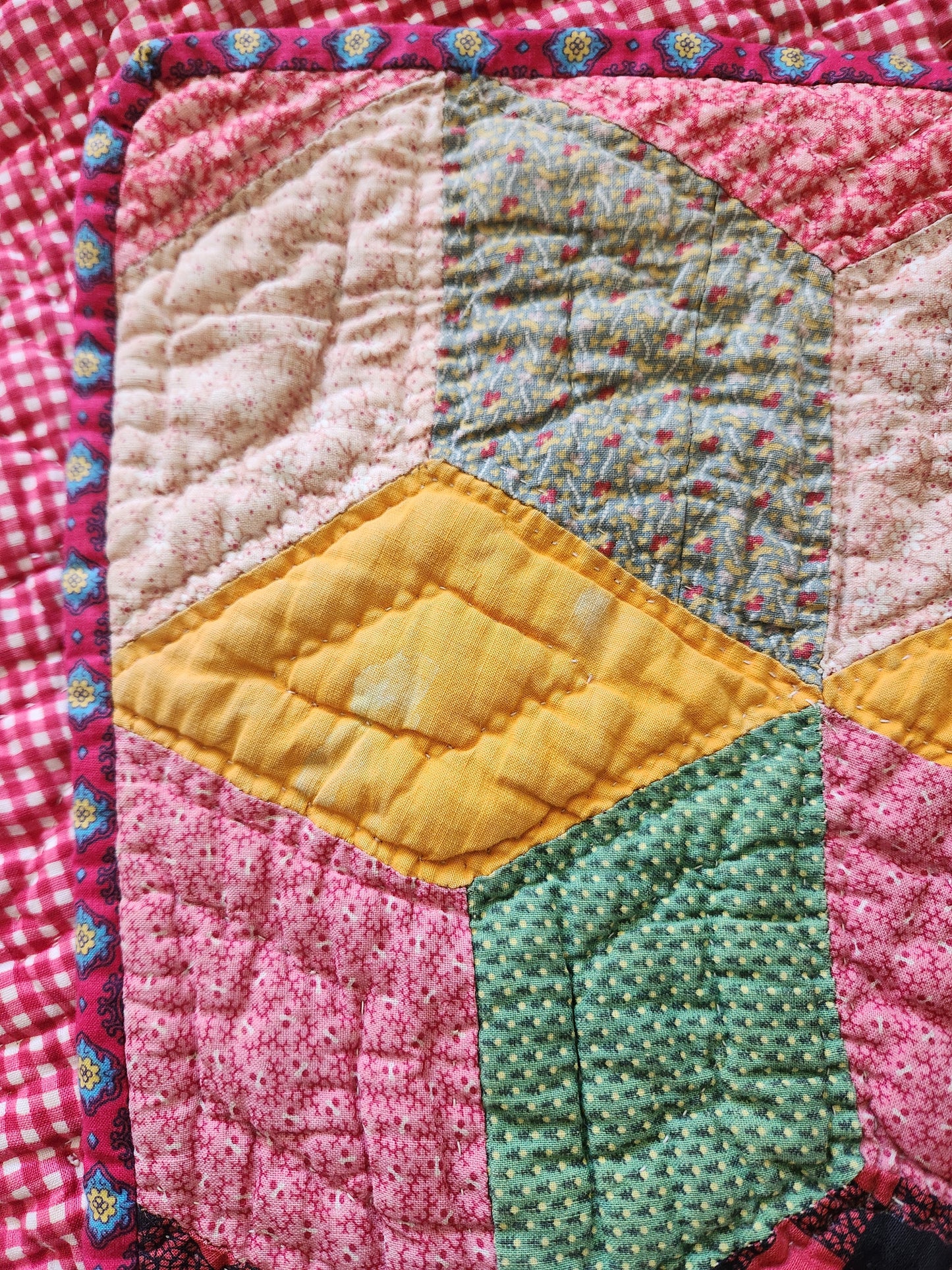 Tumbling Block Quilt