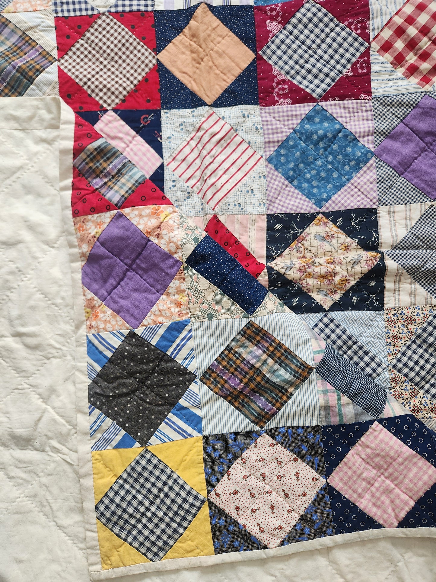 Vintage Square in a Square Quilt c1930