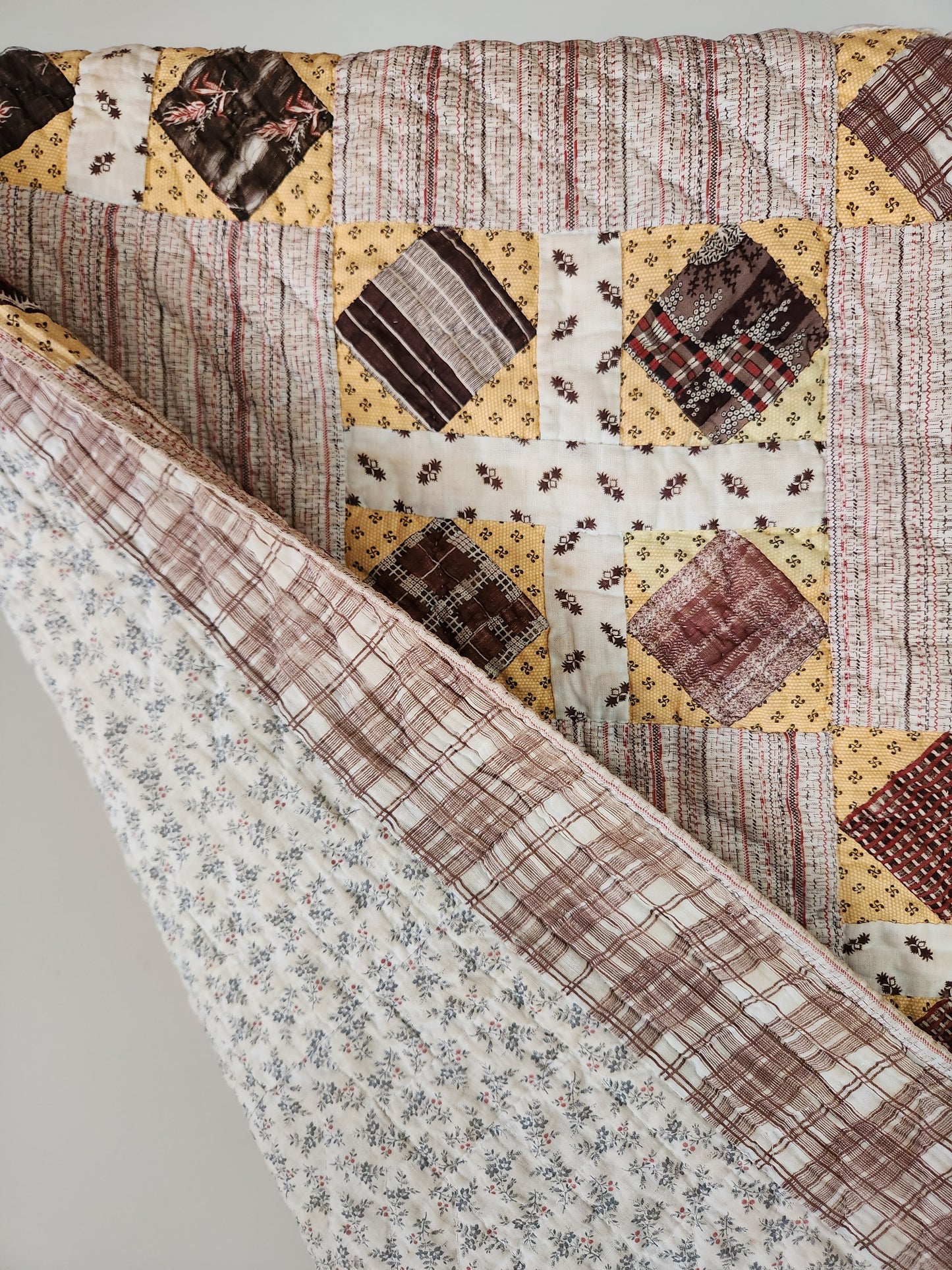 19th Century Antique Patchwork Quilt