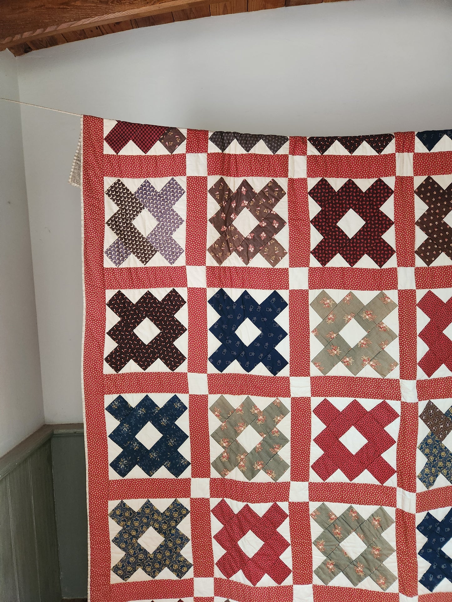 19th Century Antique Chimney Sweep Quilt