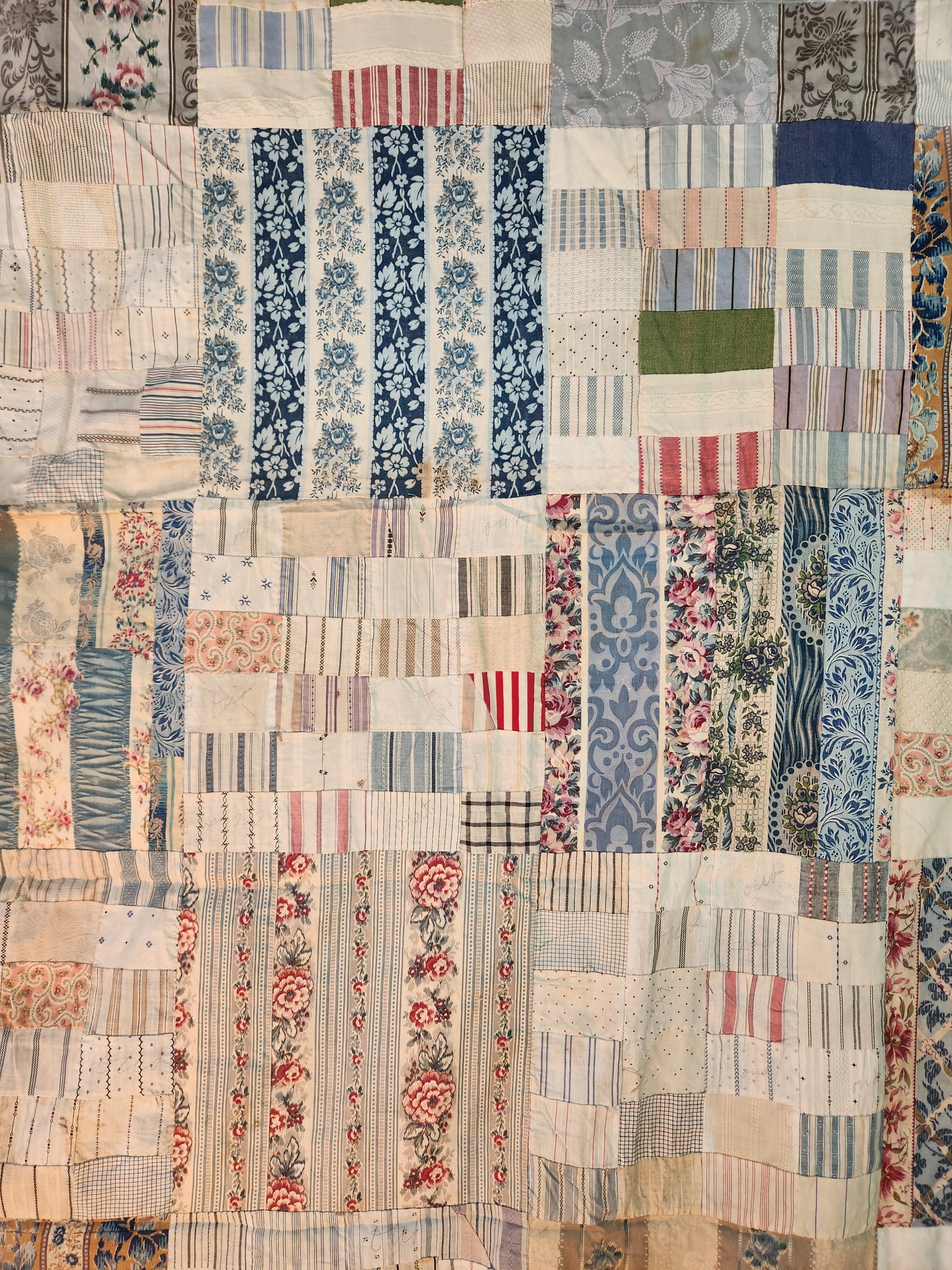 Salesman’s Samples Quilt Top