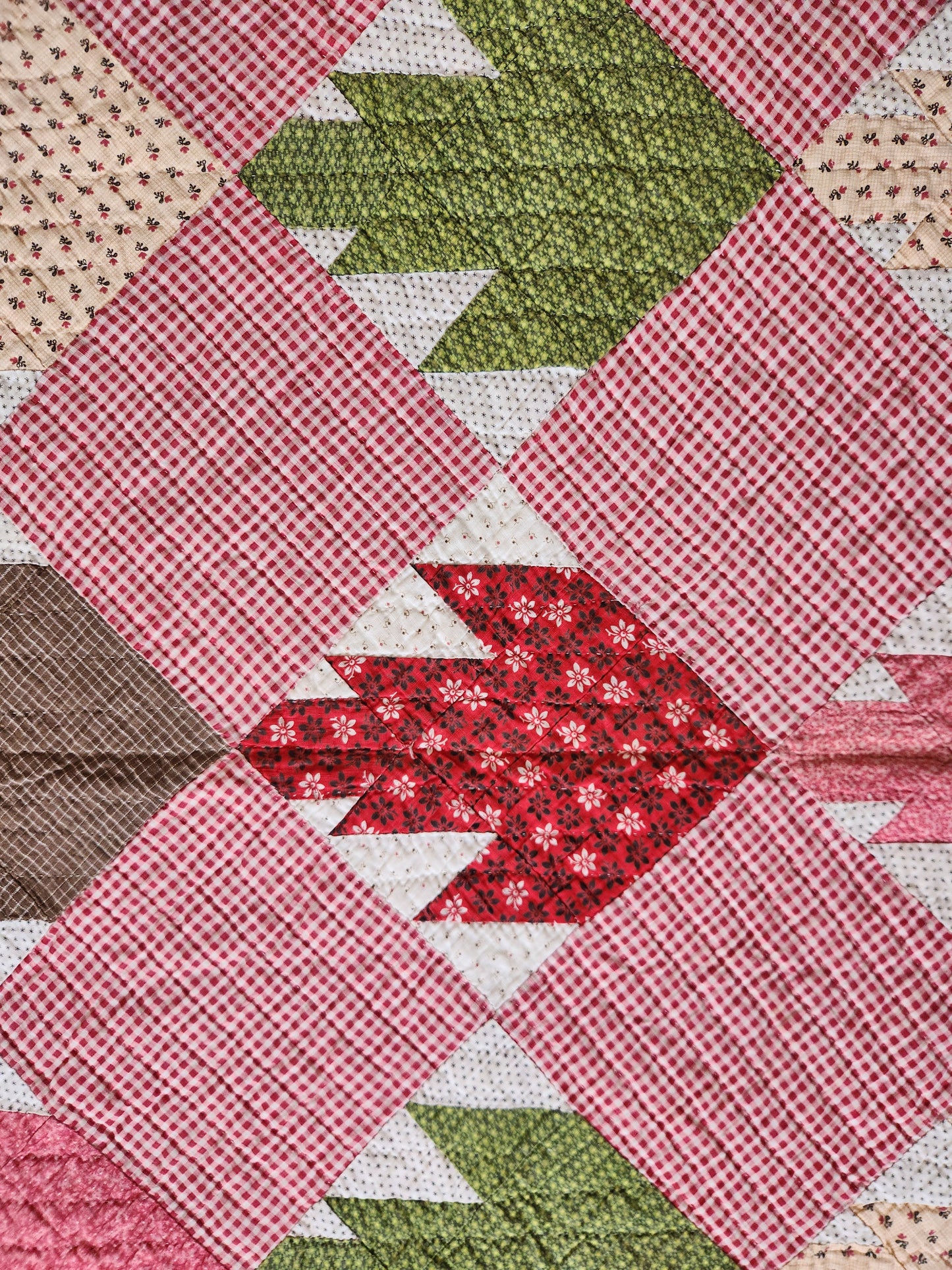 Antique Patchwork Quilt c1870