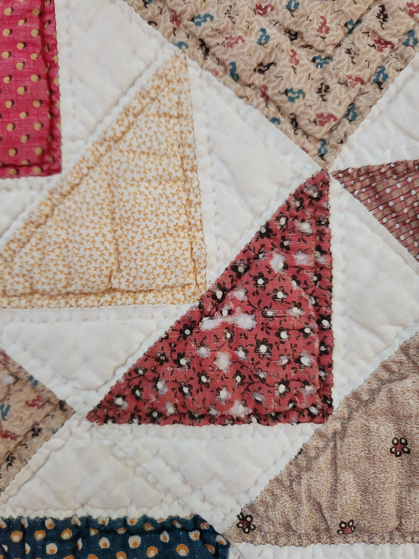 Antique Flying Geese Quilt c1870