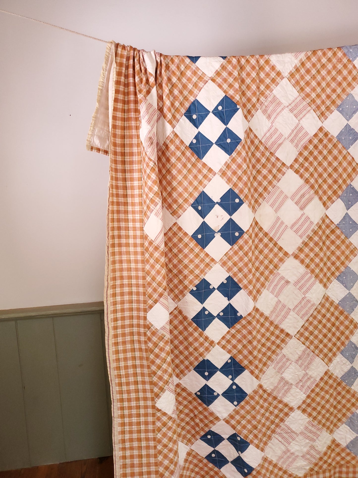 Vintage Plaid Shirting Quilt