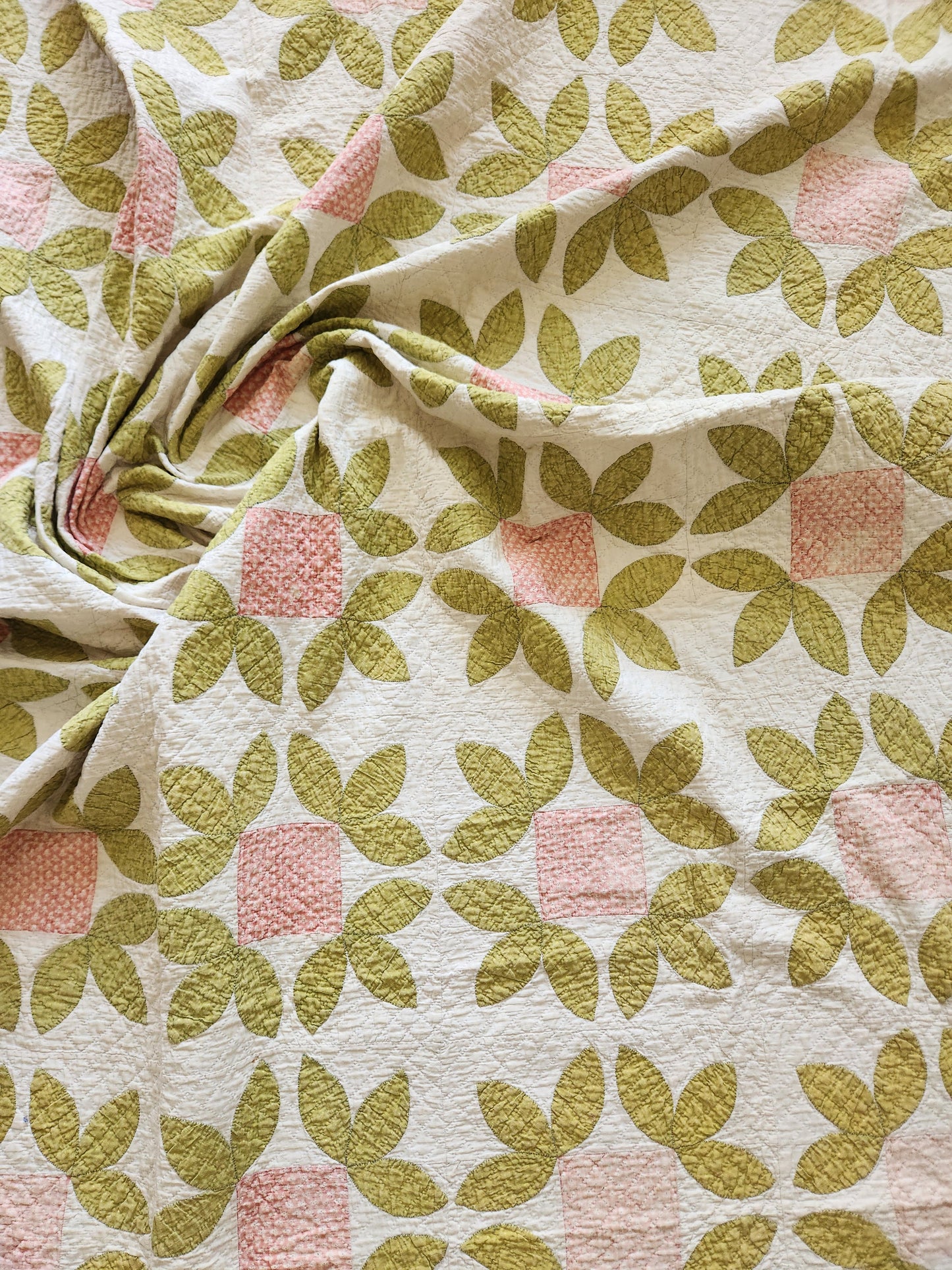 19th Century Honey Bee Quilt