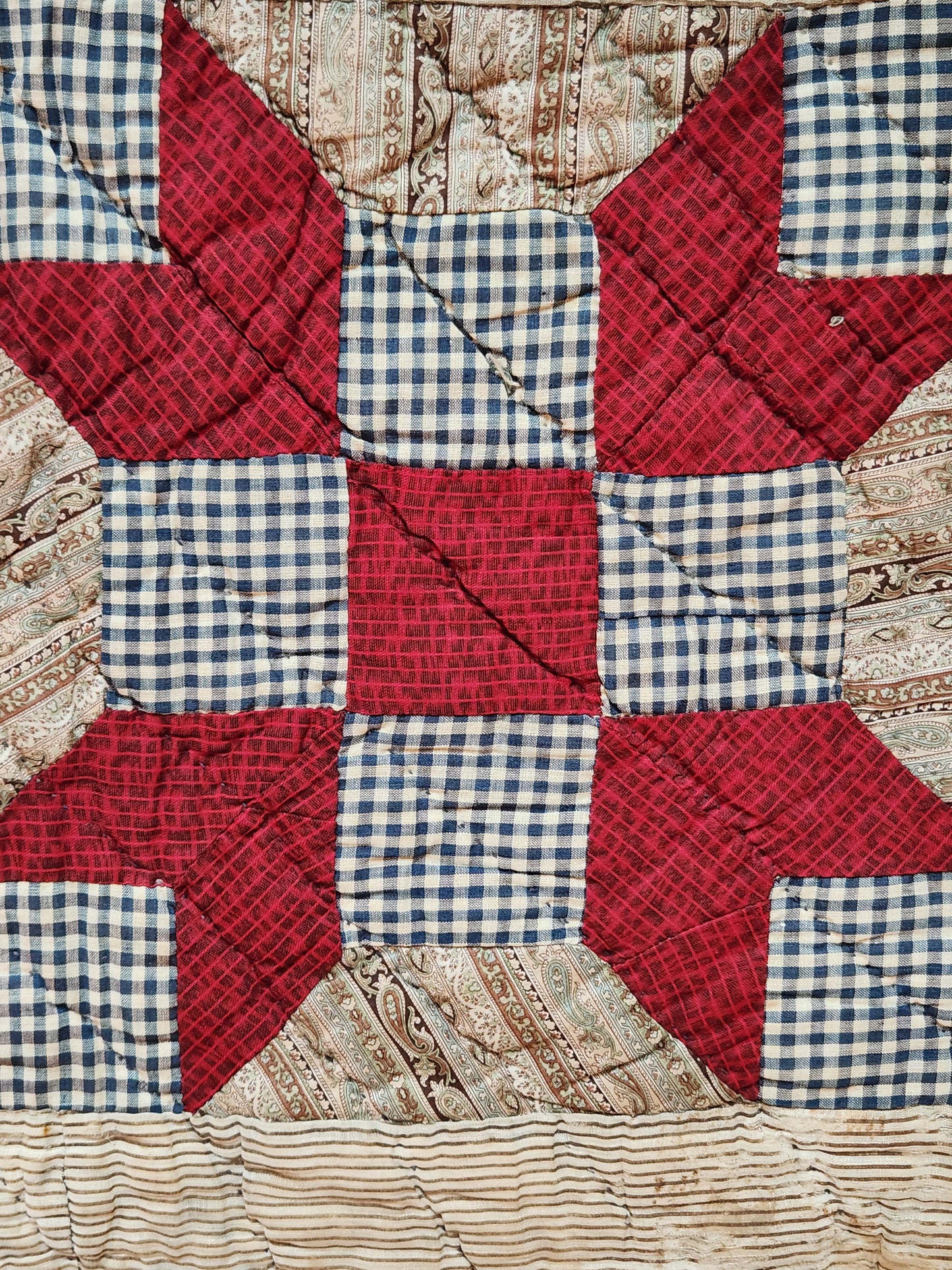 Primitive Patchwork Quilt c1900