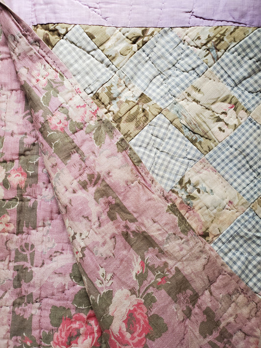 Antique Rose Patch Quilt