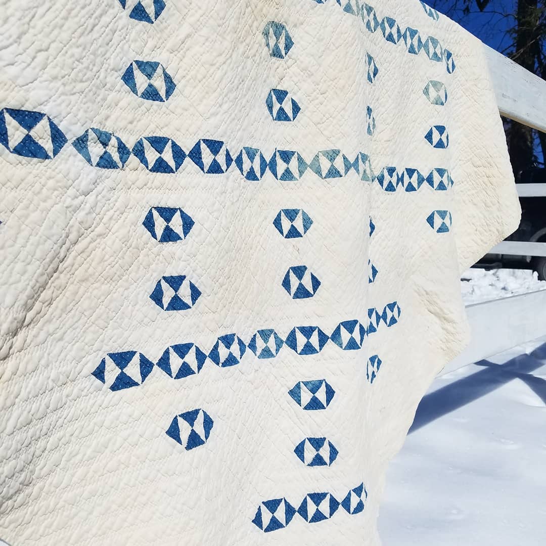 Blue & White Quilt