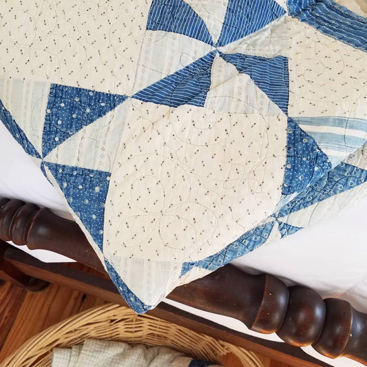 Blue Pinwheels Quilt