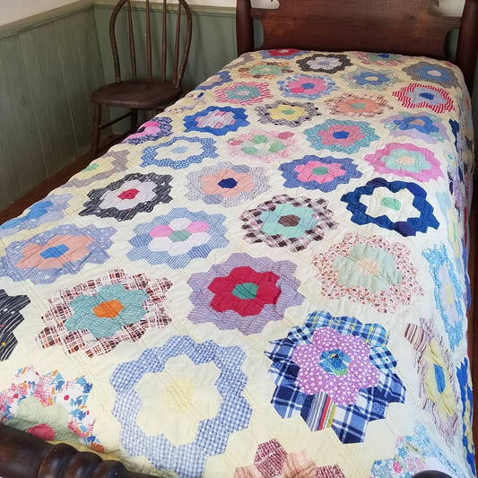 Grandmother's Garden Quilt 3