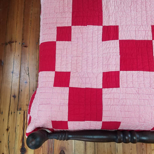Red Gingham Quilt