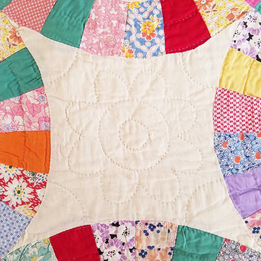 Double Wedding Ring Quilt 5