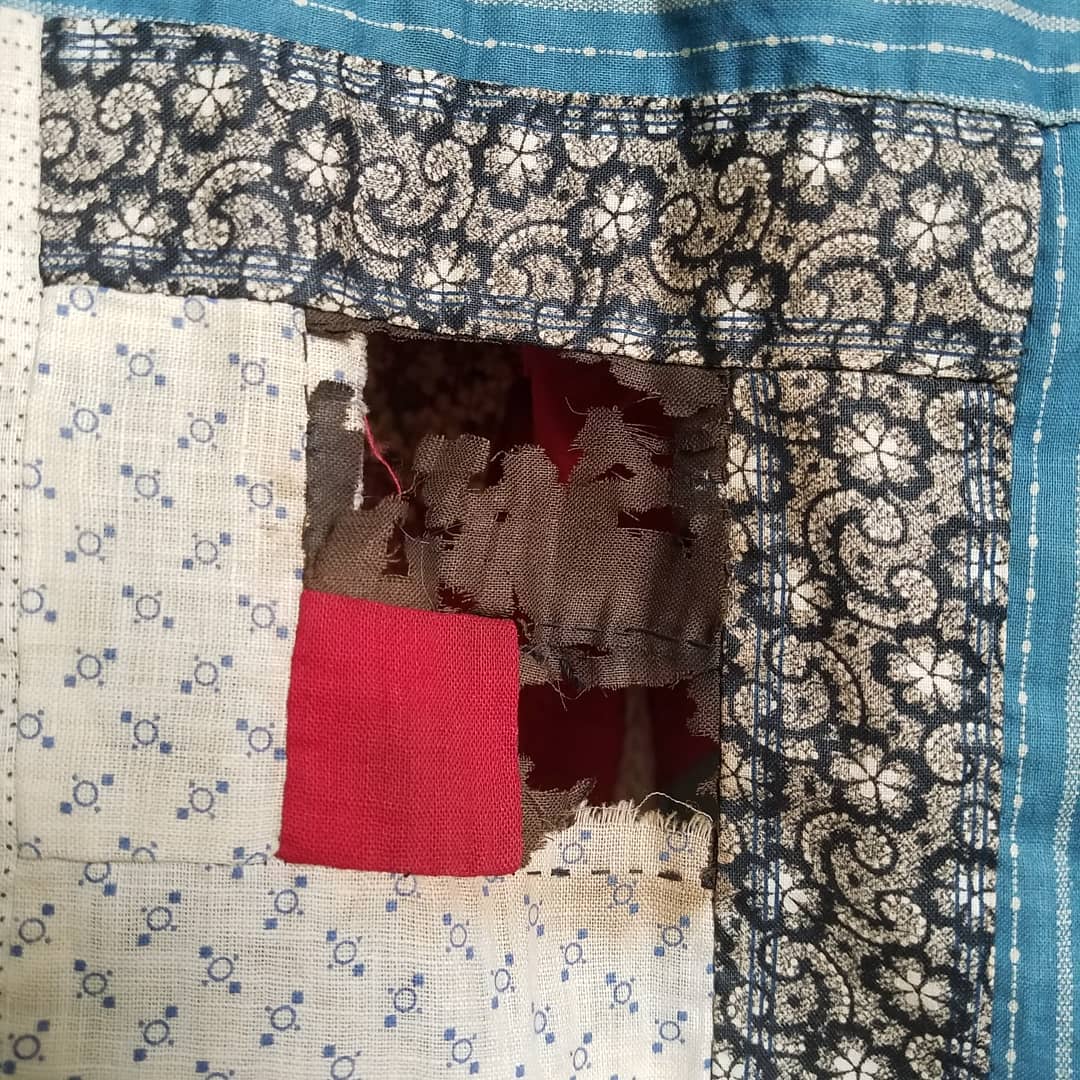 Log Cabin Quilt Top