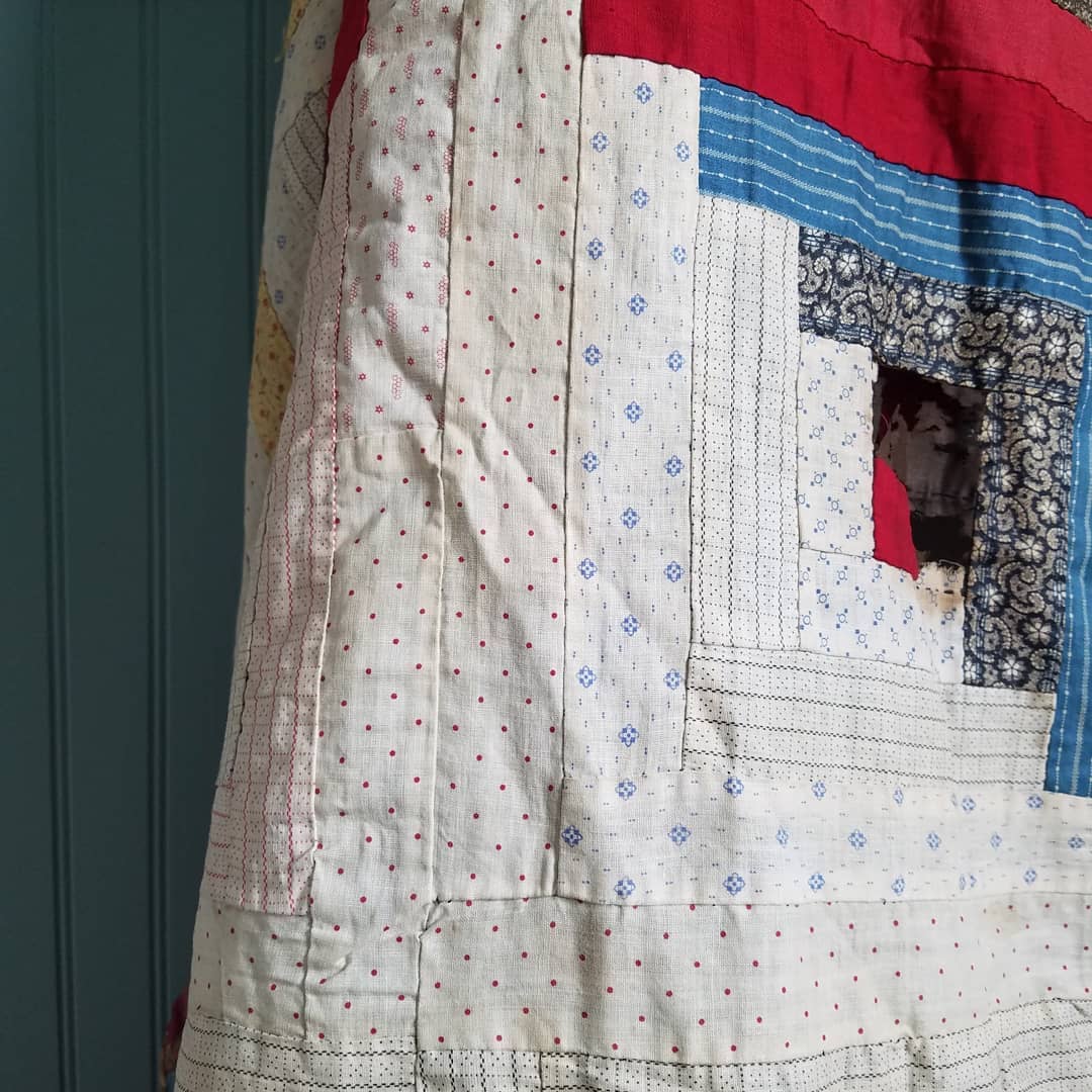 Log Cabin Quilt Top
