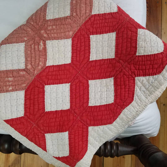 Multi Red Antique Quilt
