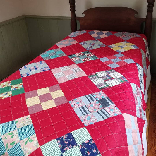 Vintage 9 Patch Quilt