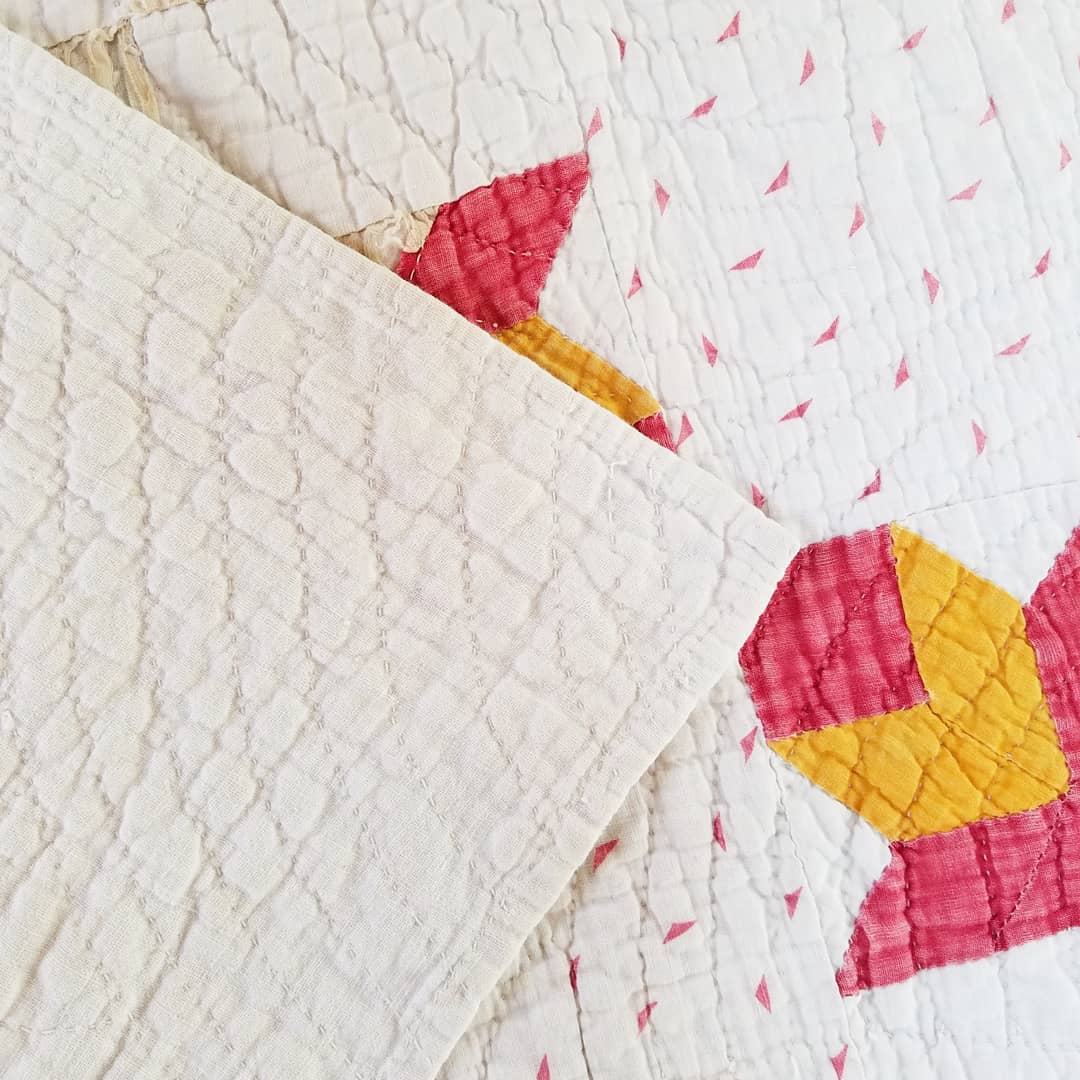 Red and Yellow Tulip Quilt