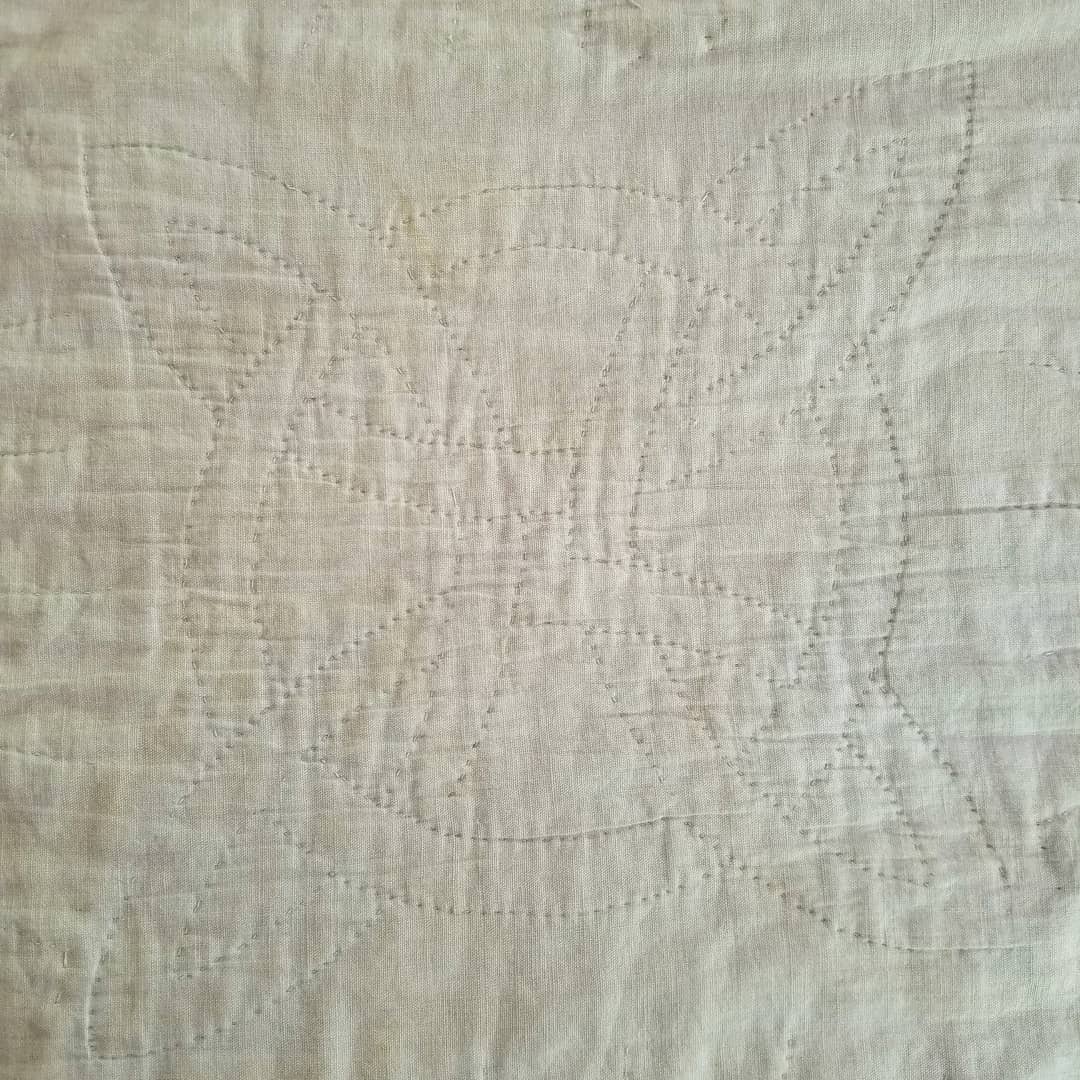 Large Double Wedding Ring Quilt