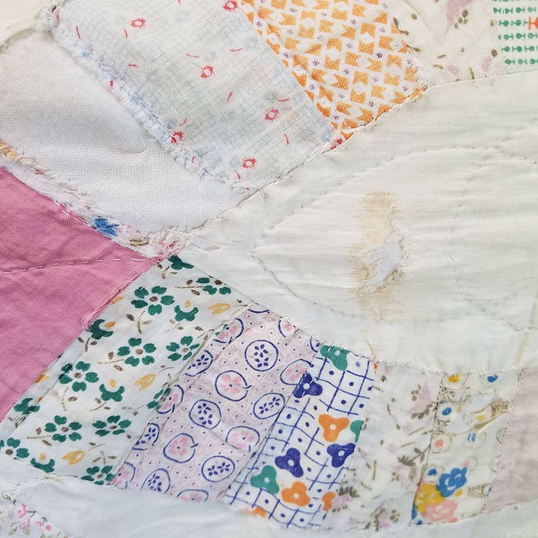 Large Double Wedding Ring Quilt