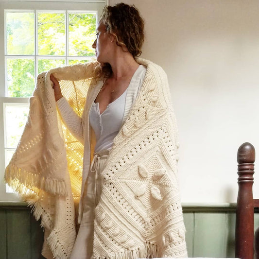 Hand Knit Afghan