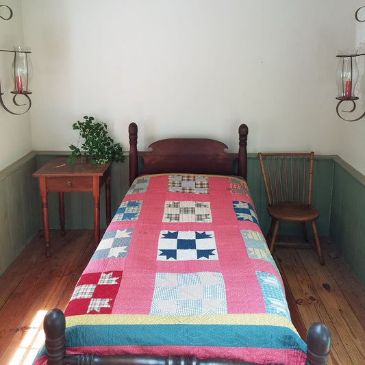 Calico Goose Tracks Quilt