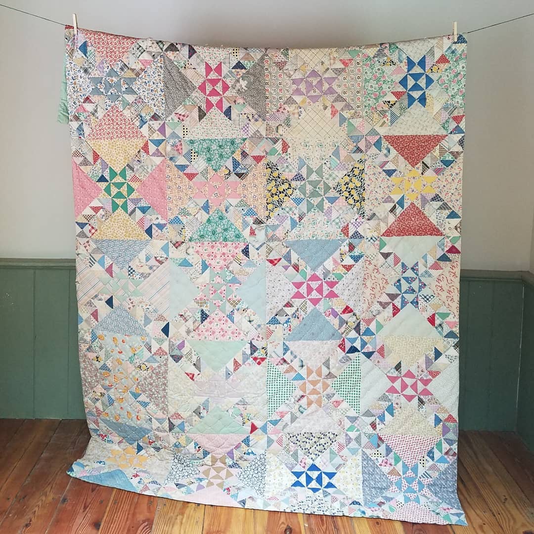 Old Maid's Ramble Quilt