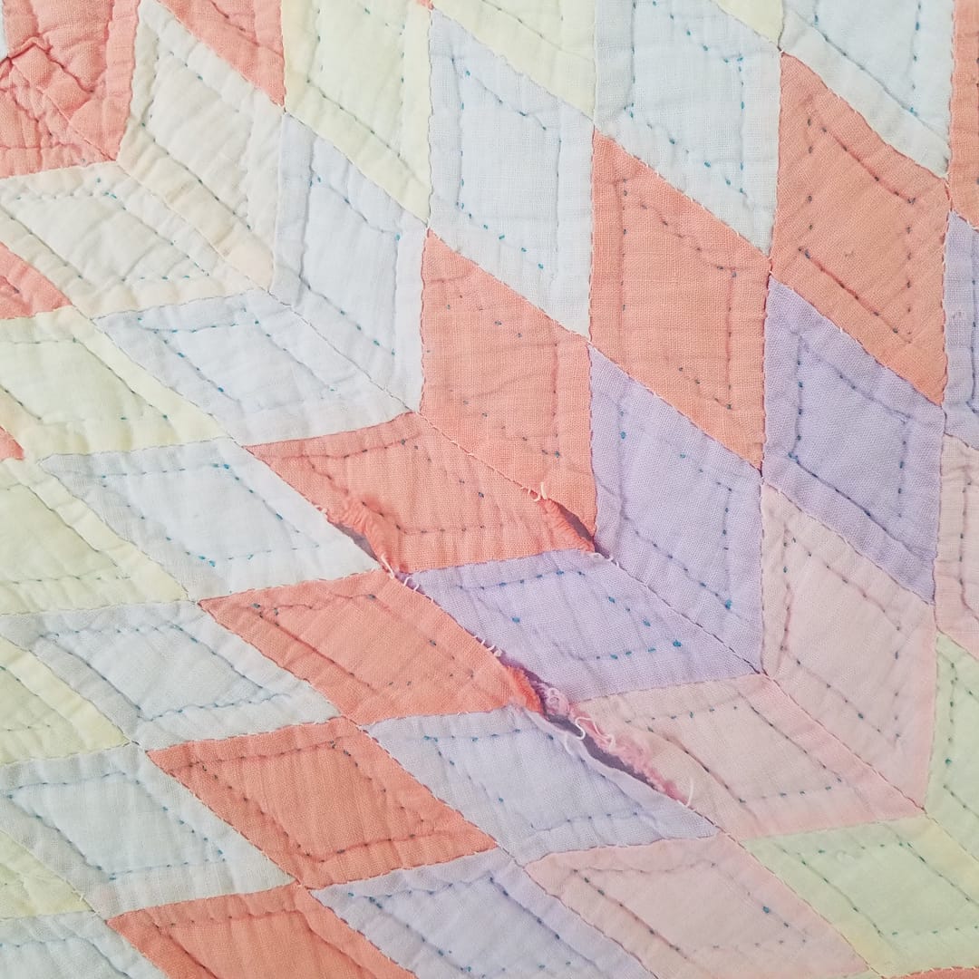 Pastel Lone Star Quilt