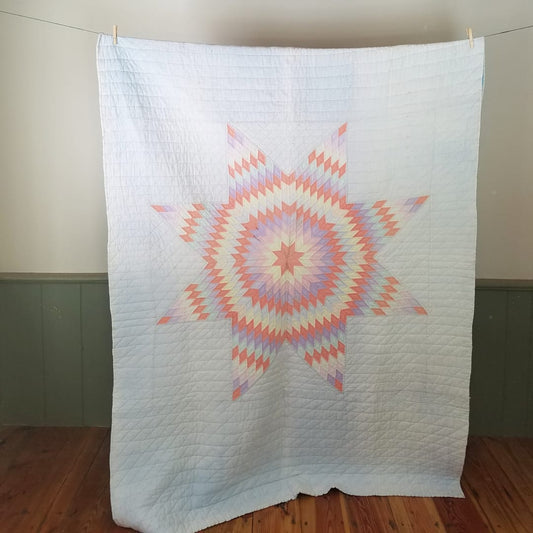 Pastel Lone Star Quilt