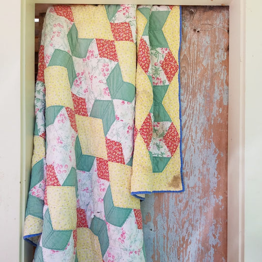 Feed Sack Cherry Quilt