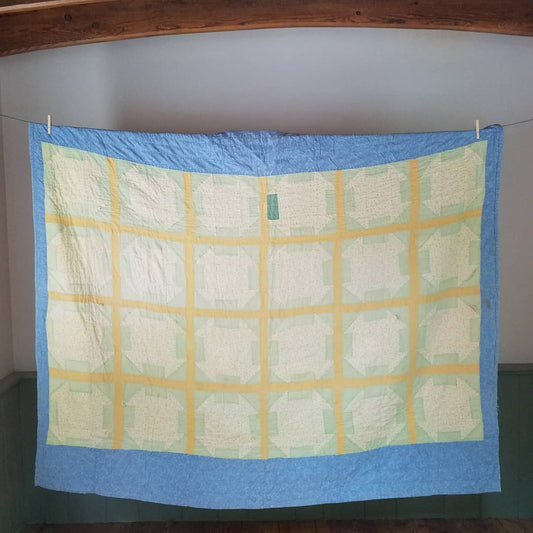 Flannel Backed Churn Dash Quilt