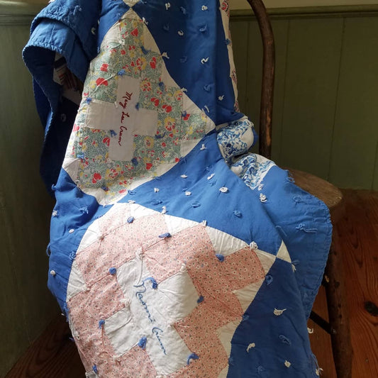 Hand Tied Album Quilt