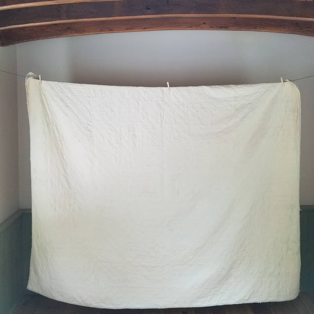 Darling Blue Churn Dash Quilt