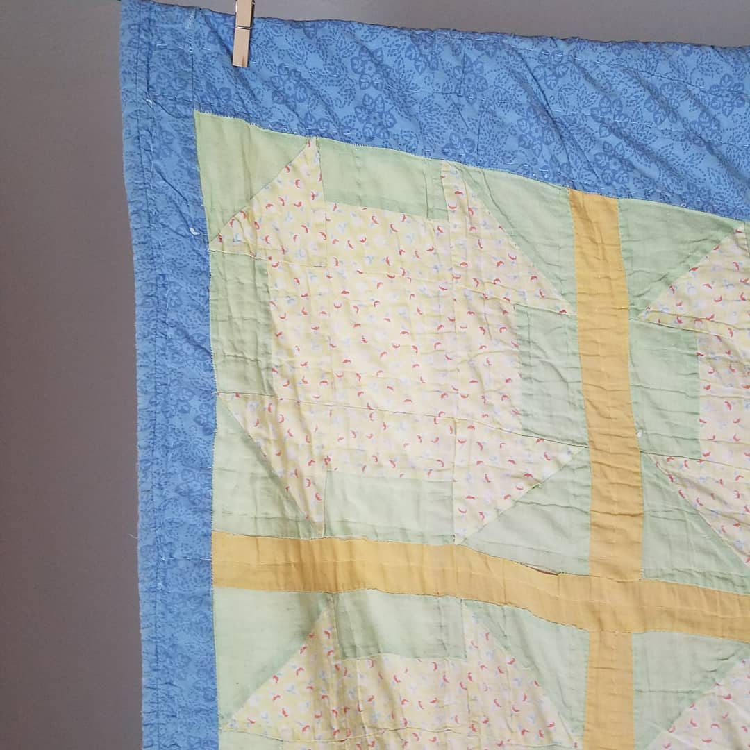 Flannel Backed Churn Dash Quilt