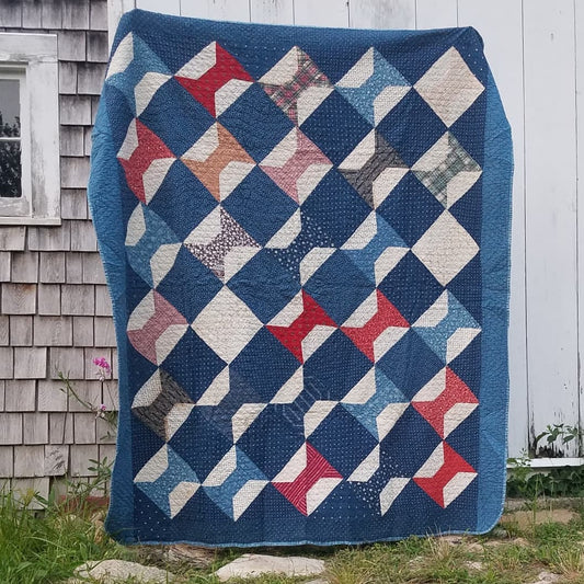 Indigo, calico Spool Quilts