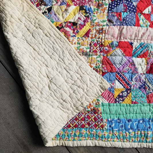 Multi Color Crazy Quilt