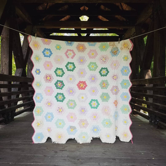 Grandmother's Garden Quilt