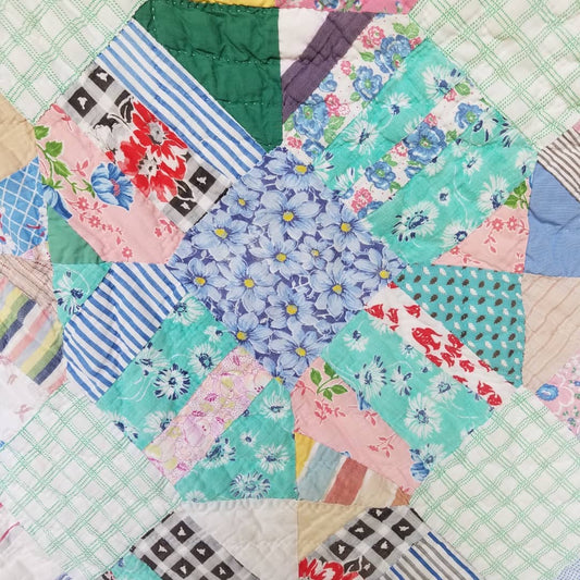 Floral Crazy Quilt