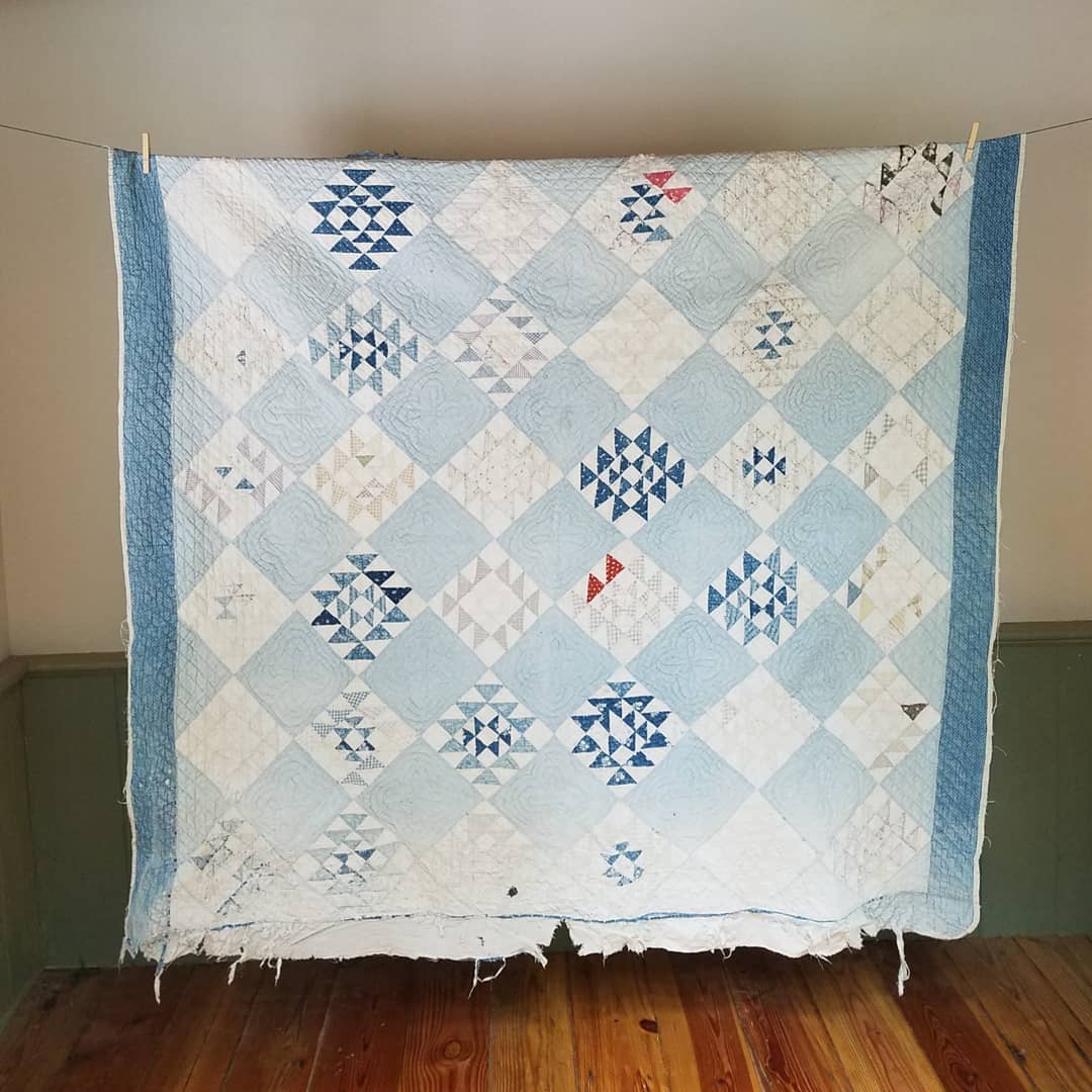 Indigo and Blue Quilt 2