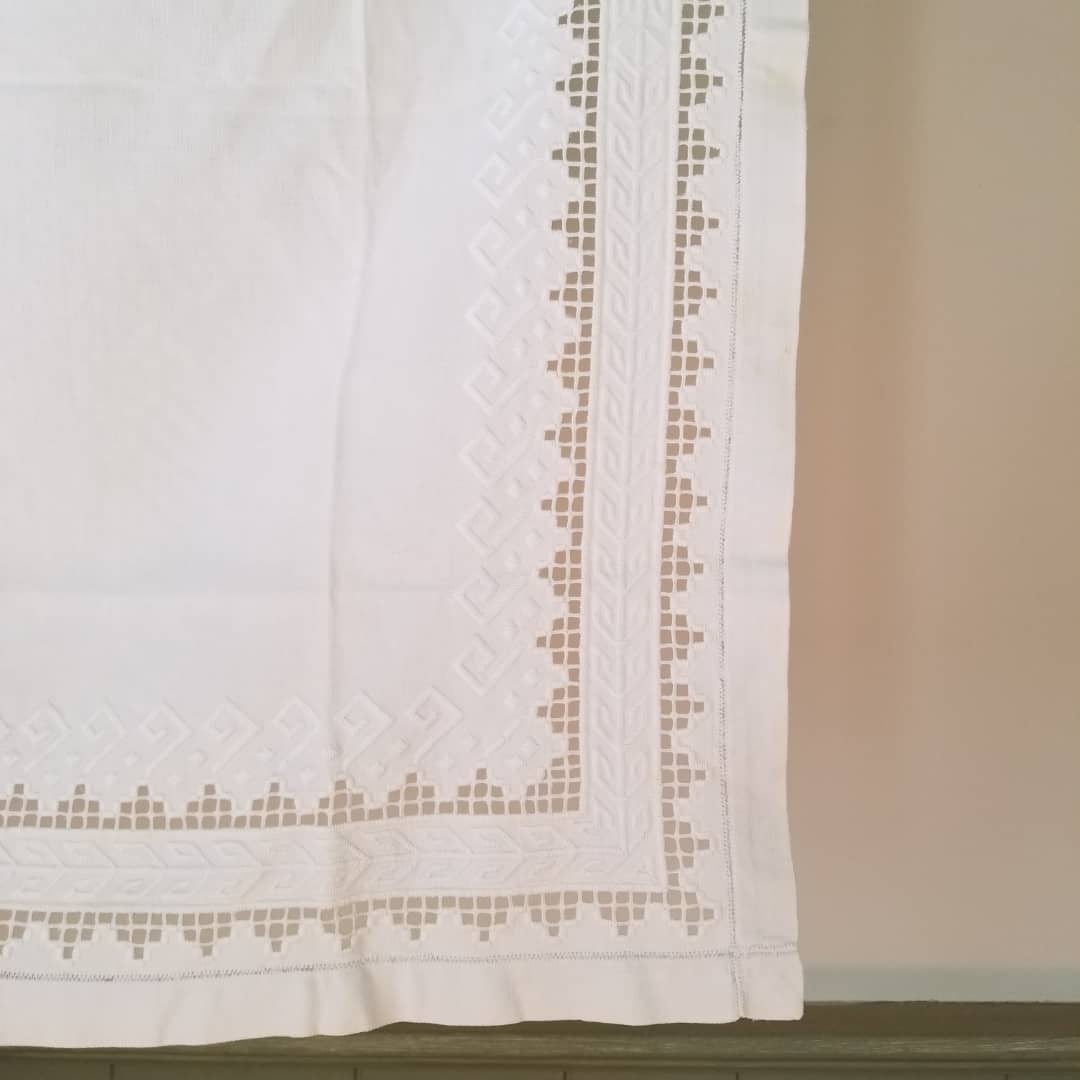 Vintage Cotton Embroidered Cloth
