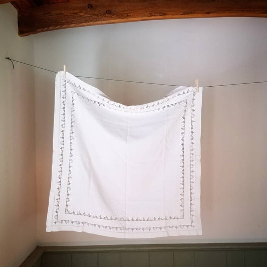 Vintage Cotton Embroidered Cloth