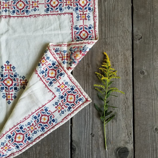 Hand Embroidered Cotton Cloth