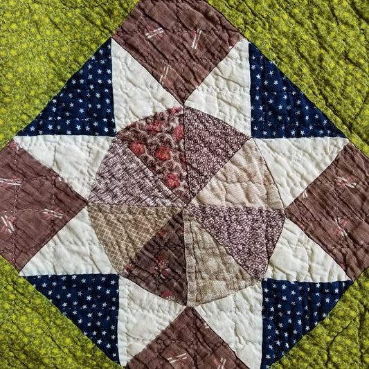 Stunning late 1800's Calico Quilt