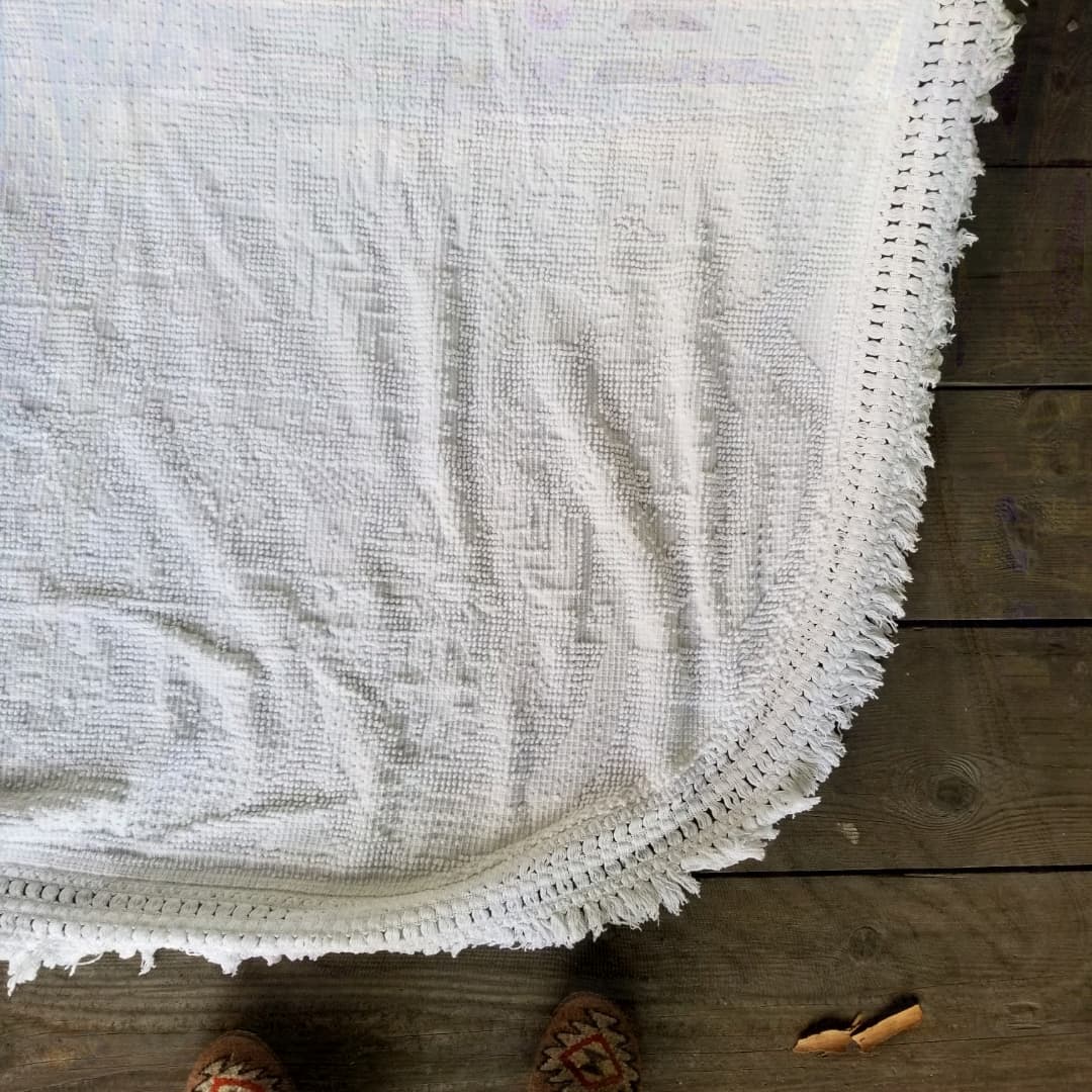 Thrifted Cotton Coverlet