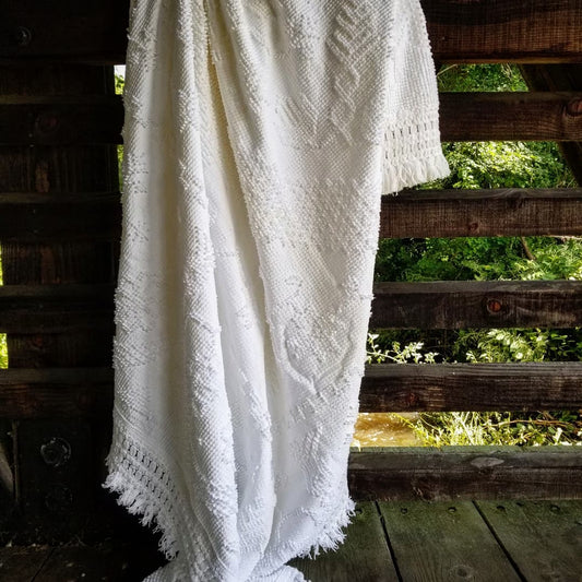 Thrifted Cotton Coverlet