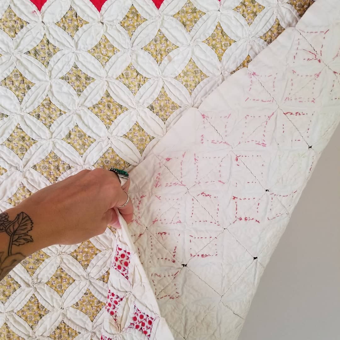 Cathedral Quilt in Cream