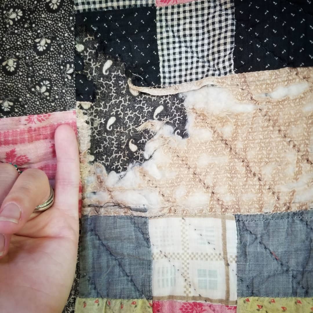 Late 19th Century Lap Quilt