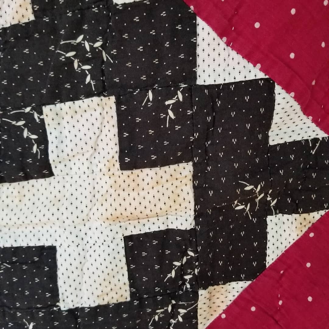 Burgundy Album Quilt ca 1940
