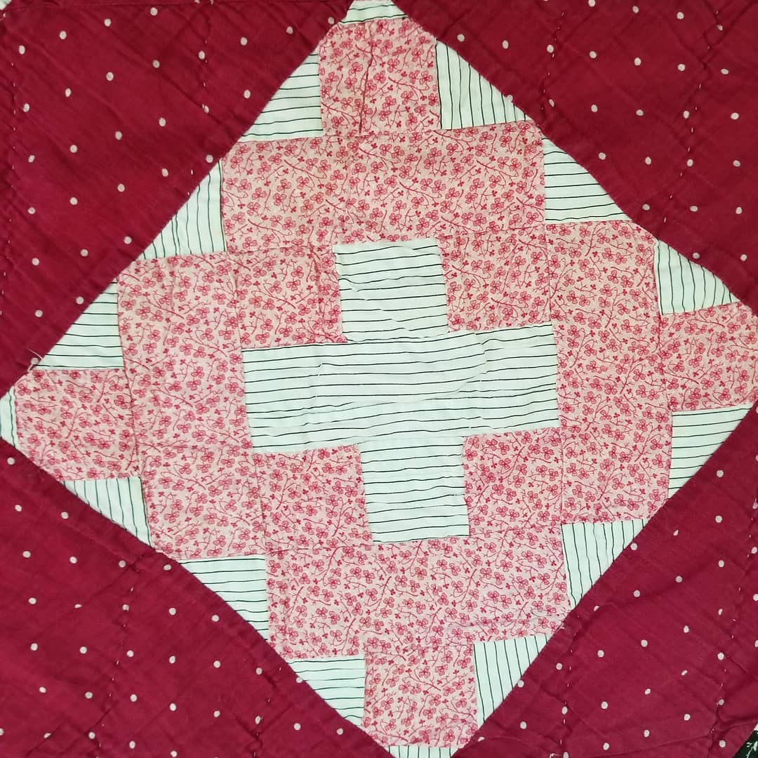 Burgundy Album Quilt ca 1940