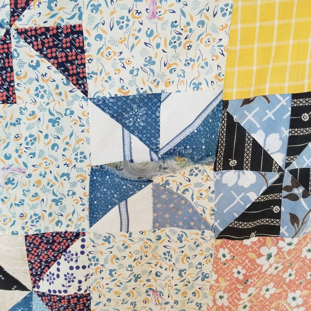 Midcentury Hand Tied Coverlet